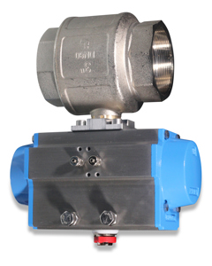 Ball valve 3" with pneumatic multi-turn actuator (VK00064)